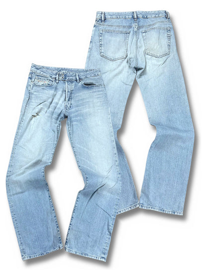 Vintage Diesel Flared Jeans (M) – Vorder- und Rückansicht