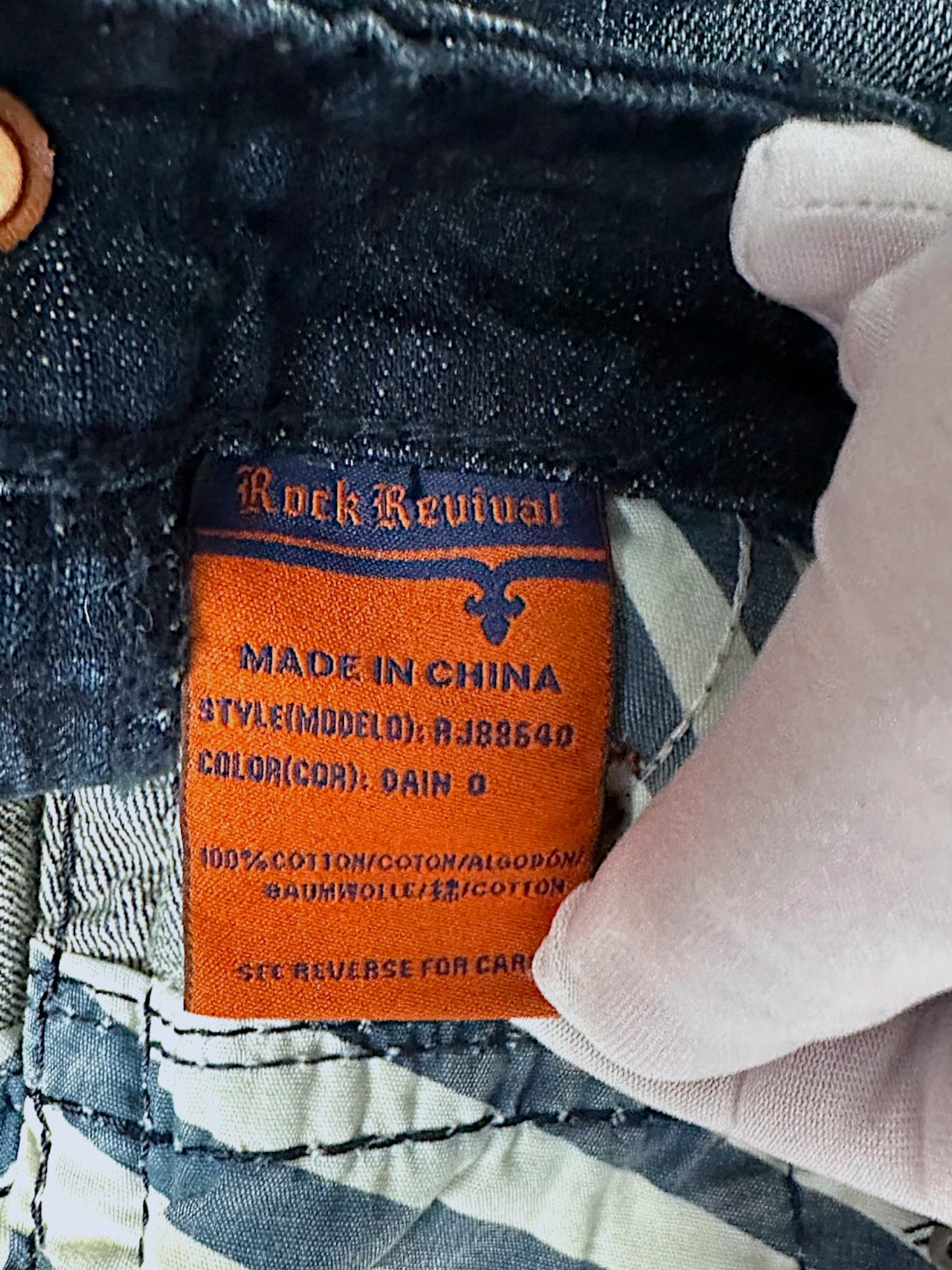 Vintage Rock Revival y2k Jeans (M)