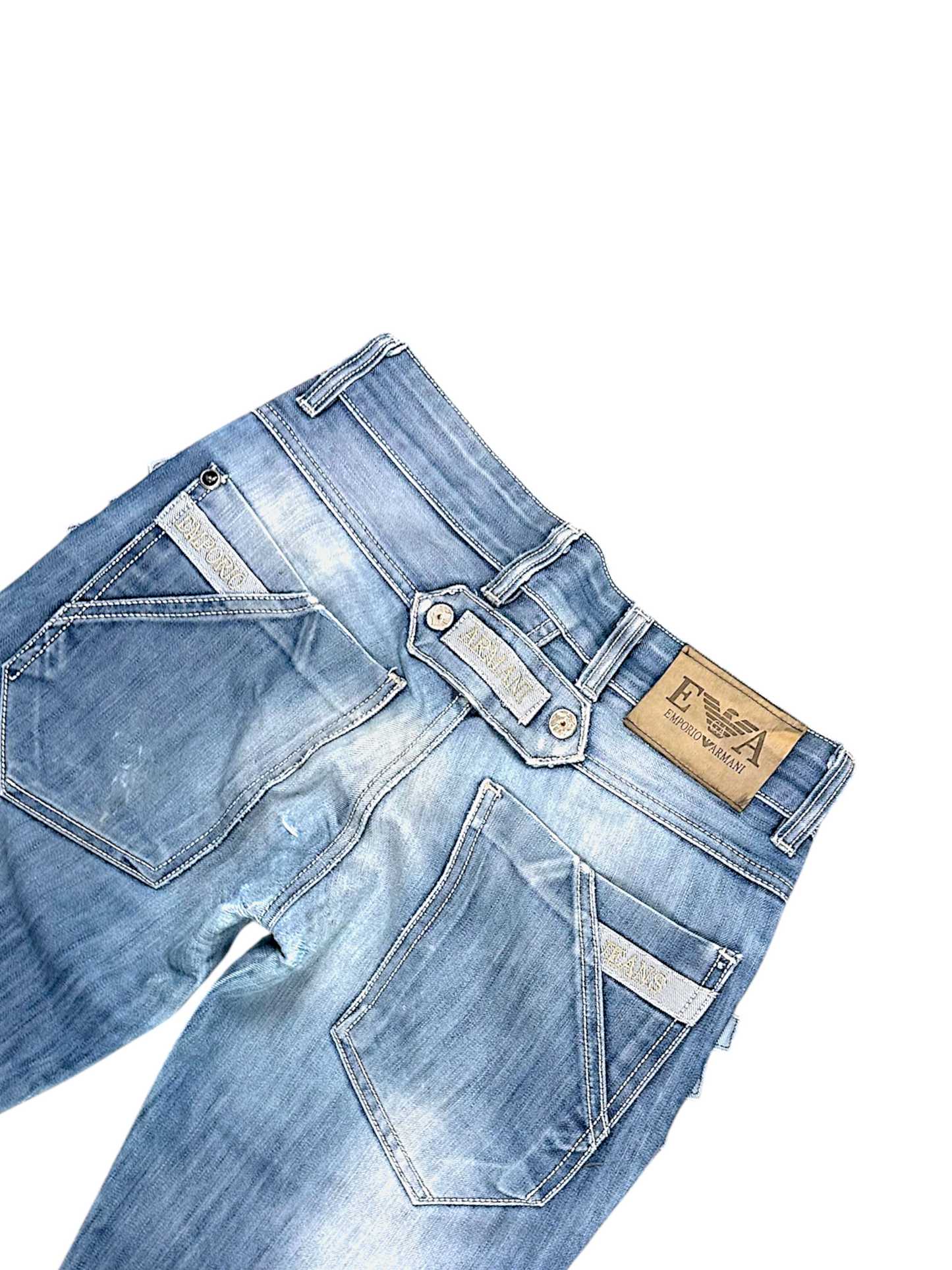 Vintage Armani Y2K Straight Leg Jeans (M)