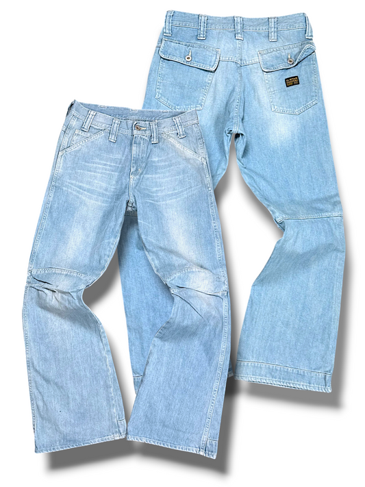Vintage G-Star Y2K Flared Damenjeans (L)