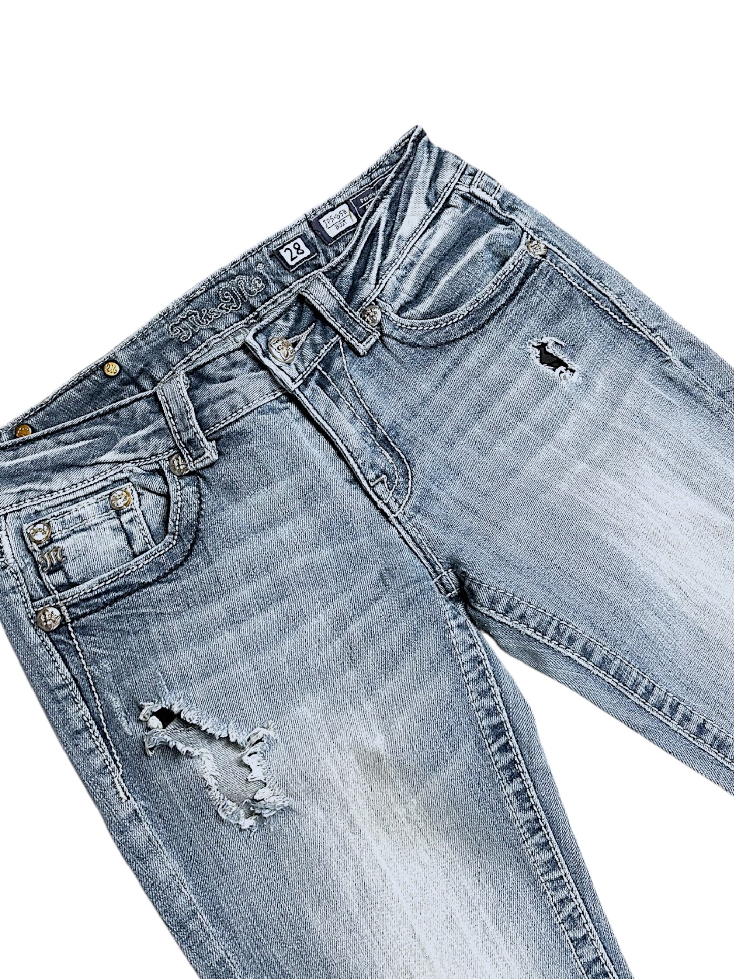 Vintage Miss Me Y2K Low Waist Bootcut / Flared Damenjeans (M)