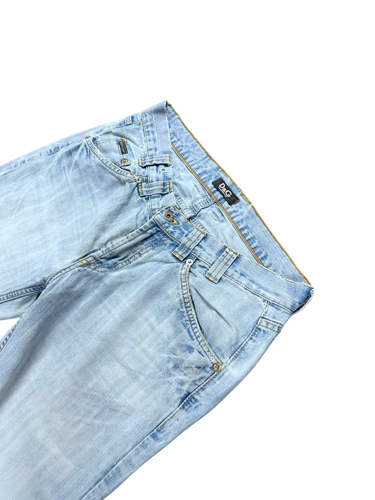 Vintage Dolce & Gabbana Straight Leg Jeans (S) – Detailaufnahme 1