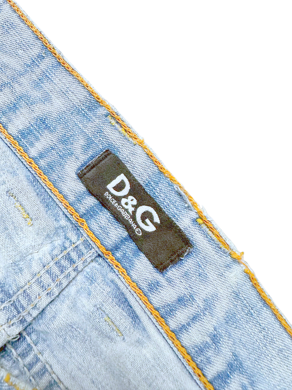 Vintage Dolce & Gabbana Straight Leg Jeans (S) – Detailaufnahme 2