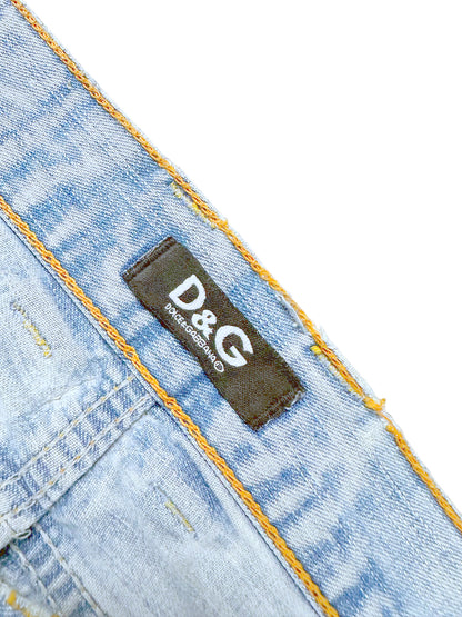 Vintage Dolce & Gabbana Straight Leg Jeans (S) – Detailaufnahme 2