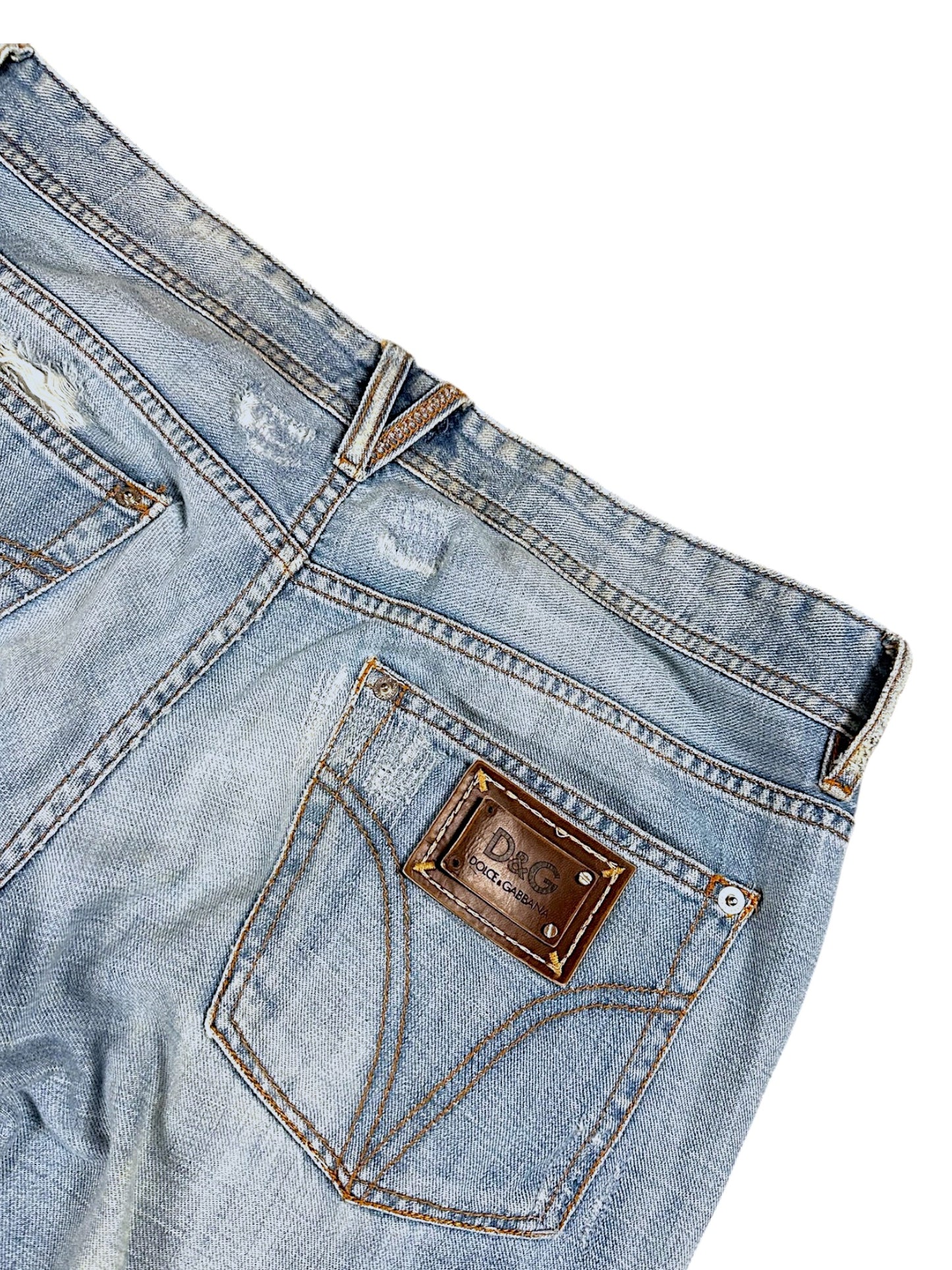 Vintage Dolce & Gabbana Y2K Straight Leg Jeans (XL)