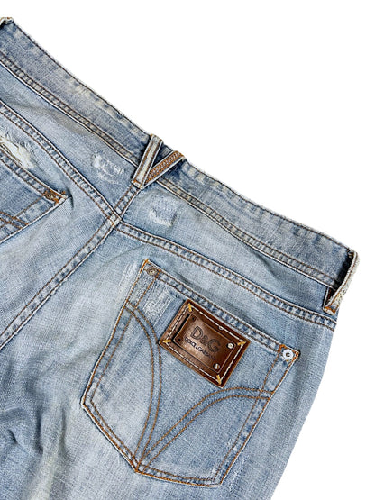 Vintage Dolce & Gabbana Y2K Straight Leg Jeans (XL)