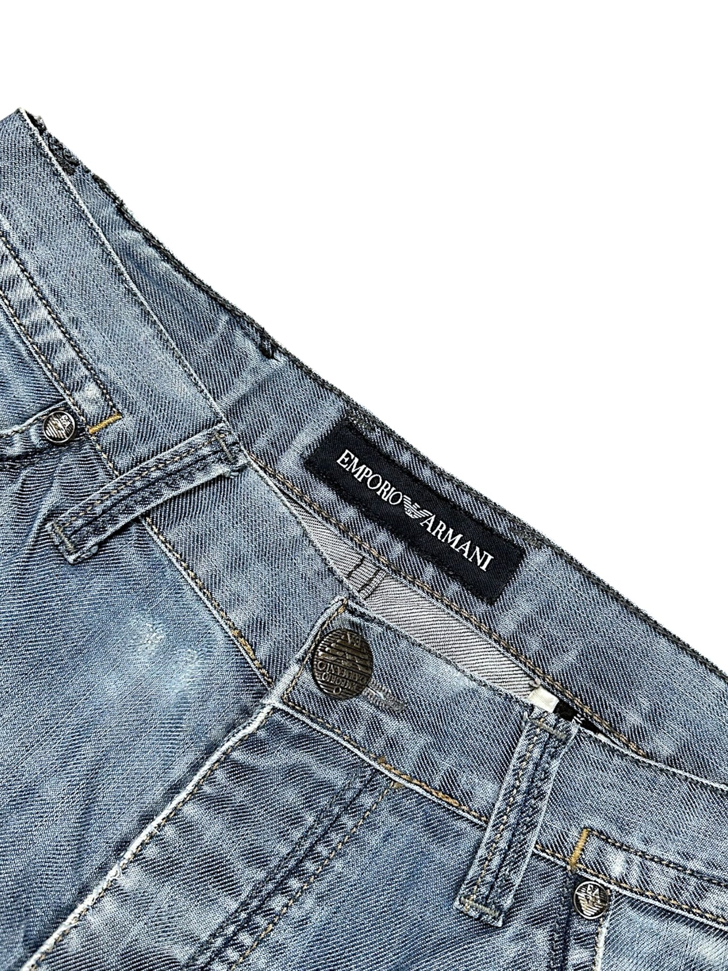 Vintage Armani Y2K Straight Leg Jeans (M)