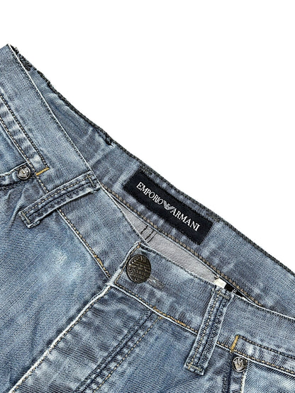 Vintage Armani Y2K Straight Leg Jeans (M)