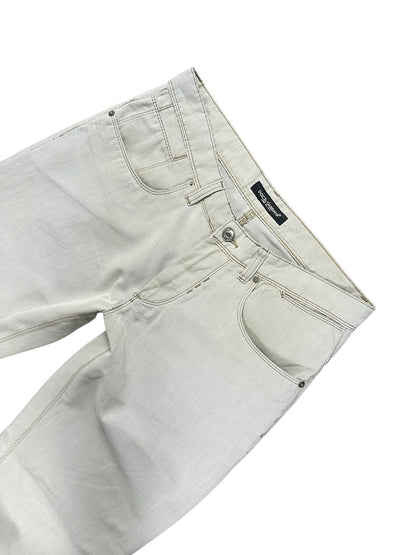 Vintage Dolce & Gabbana Baggy 5-Pocket Hose (M) – Detailaufnahme 1