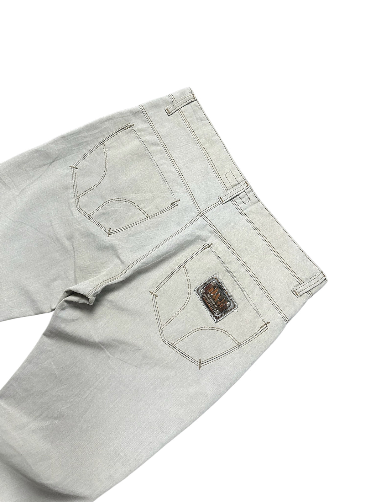 Vintage Dolce & Gabbana Baggy 5-Pocket Hose (M) – Detailaufnahme 3