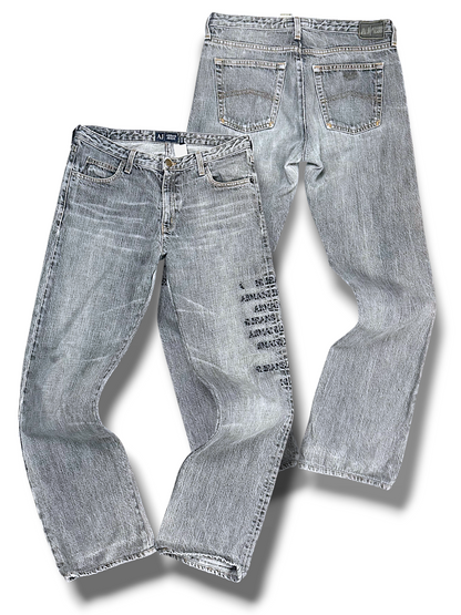 Vintage Armani Y2K Straight Leg Jeans (S)