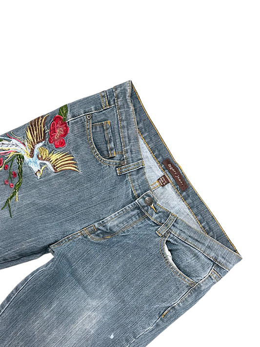 Vintage Japan Style Y2K Bootcut Damenjeans (L)