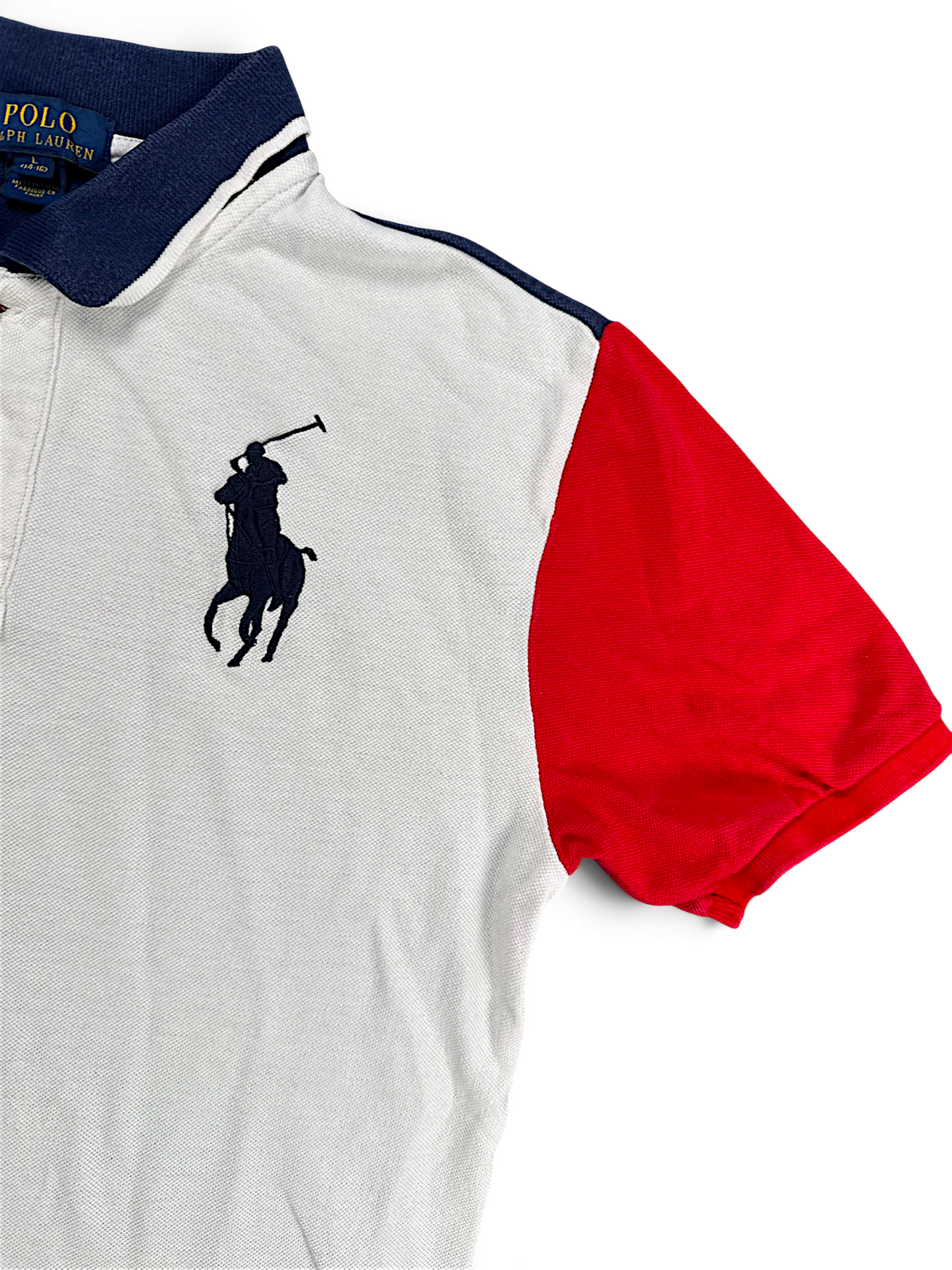 Vintage Ralph Lauren Y2K „USA“ Polo (XS)