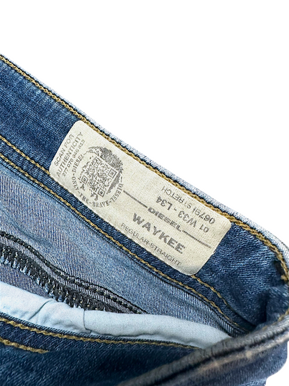 Vintage Diesel Straight Leg Jeans „WAYKEE“ (L)