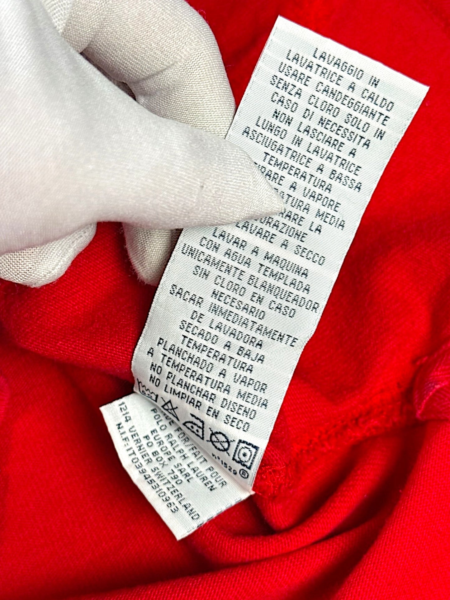 Vintage Ralph Lauren Y2K Langarm Polo (L)