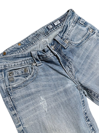 Vintage Miss Me Y2K Low Waist Bootcut / Flared Damenjeans (M)
