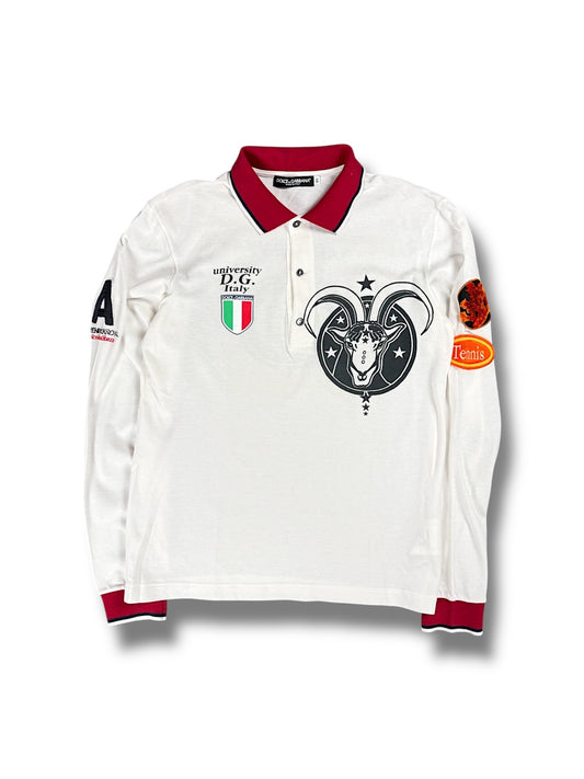 Vintage Dolce & Gabbana Langarm Polo (S)