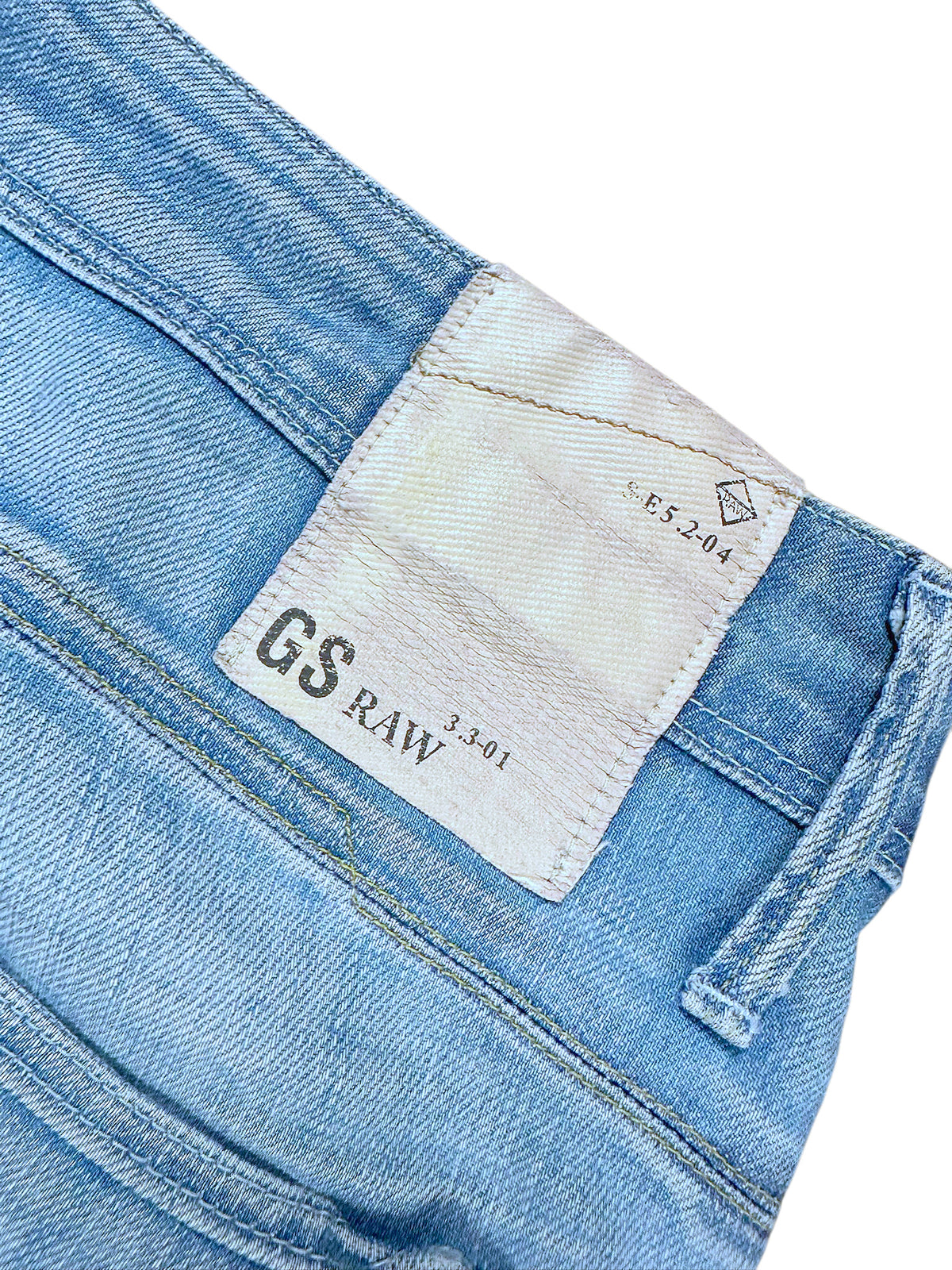 Vintage G-Star Flared Damenjeans „5568“ (L) – Detailaufnahme 4
