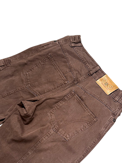 Vintage Dolce & Gabbana Y2K Flared Cargo Damen (L)