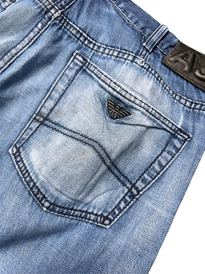 Vintage Armani Straight Leg Jeans (M)