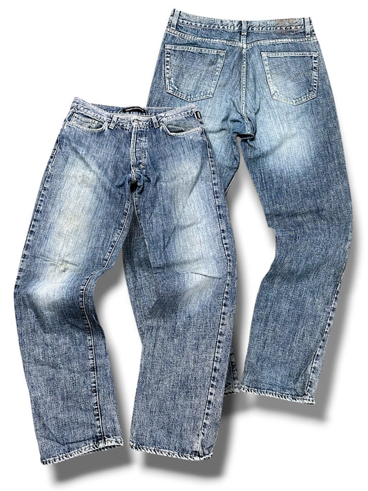 Vintage Versace Y2K Straight Leg Jeans (M)