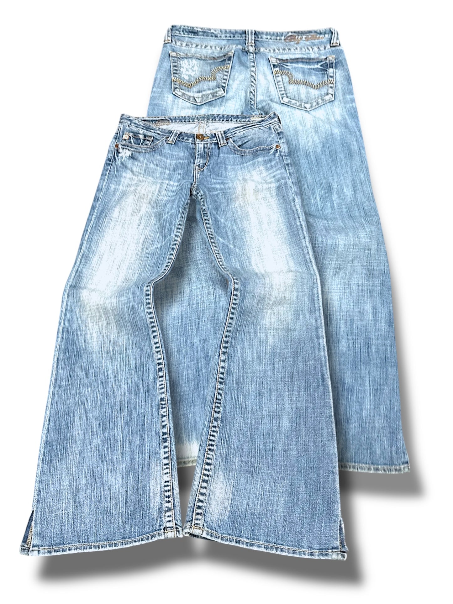 Vintage Y2K Low Waist Bootcut / Flared Damenjeans (M)