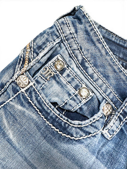 Vintage Miss Me Y2K Bootcut Damenjeans (M)