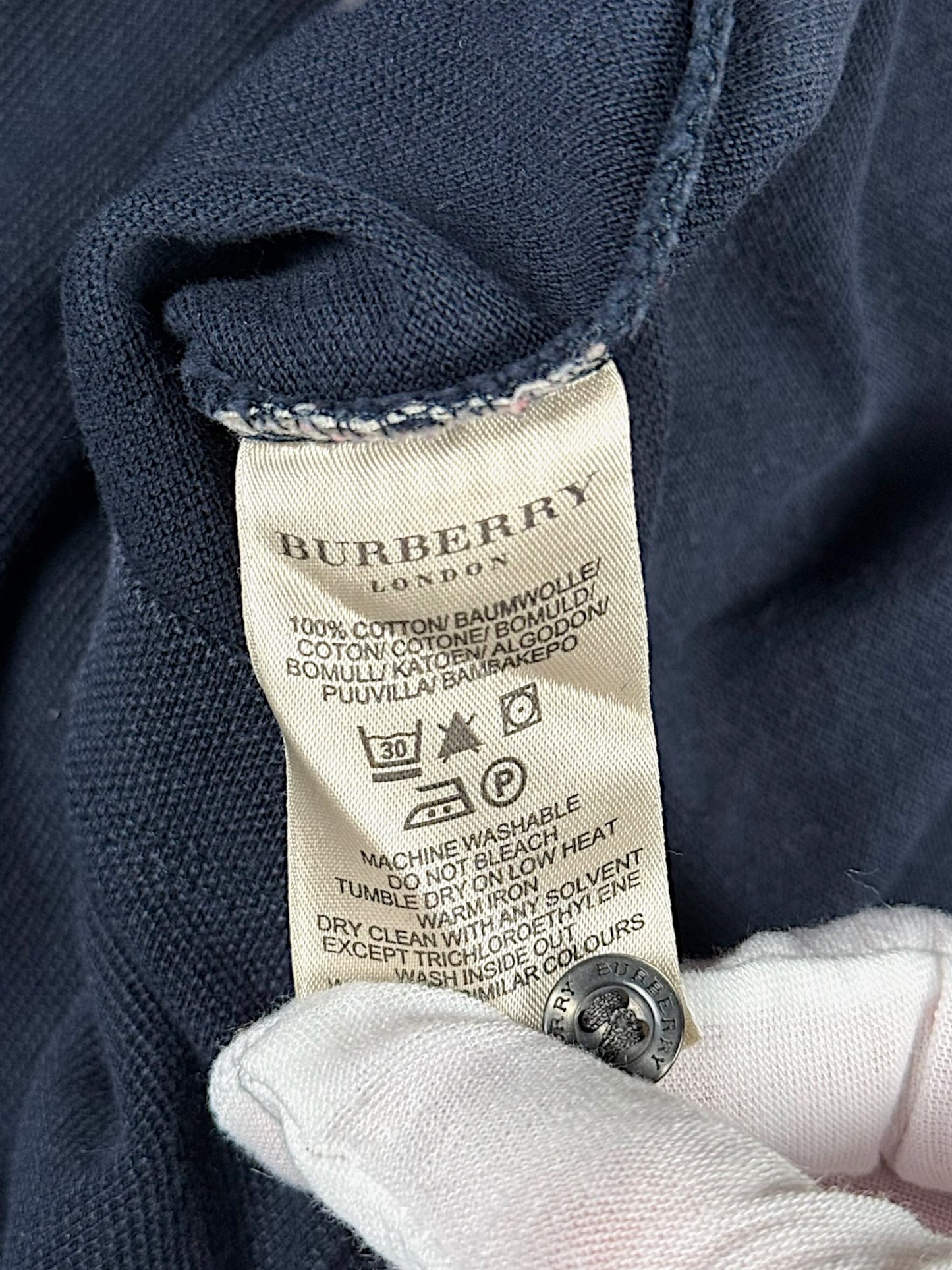 Vintage Burberry Y2K Polo (M)