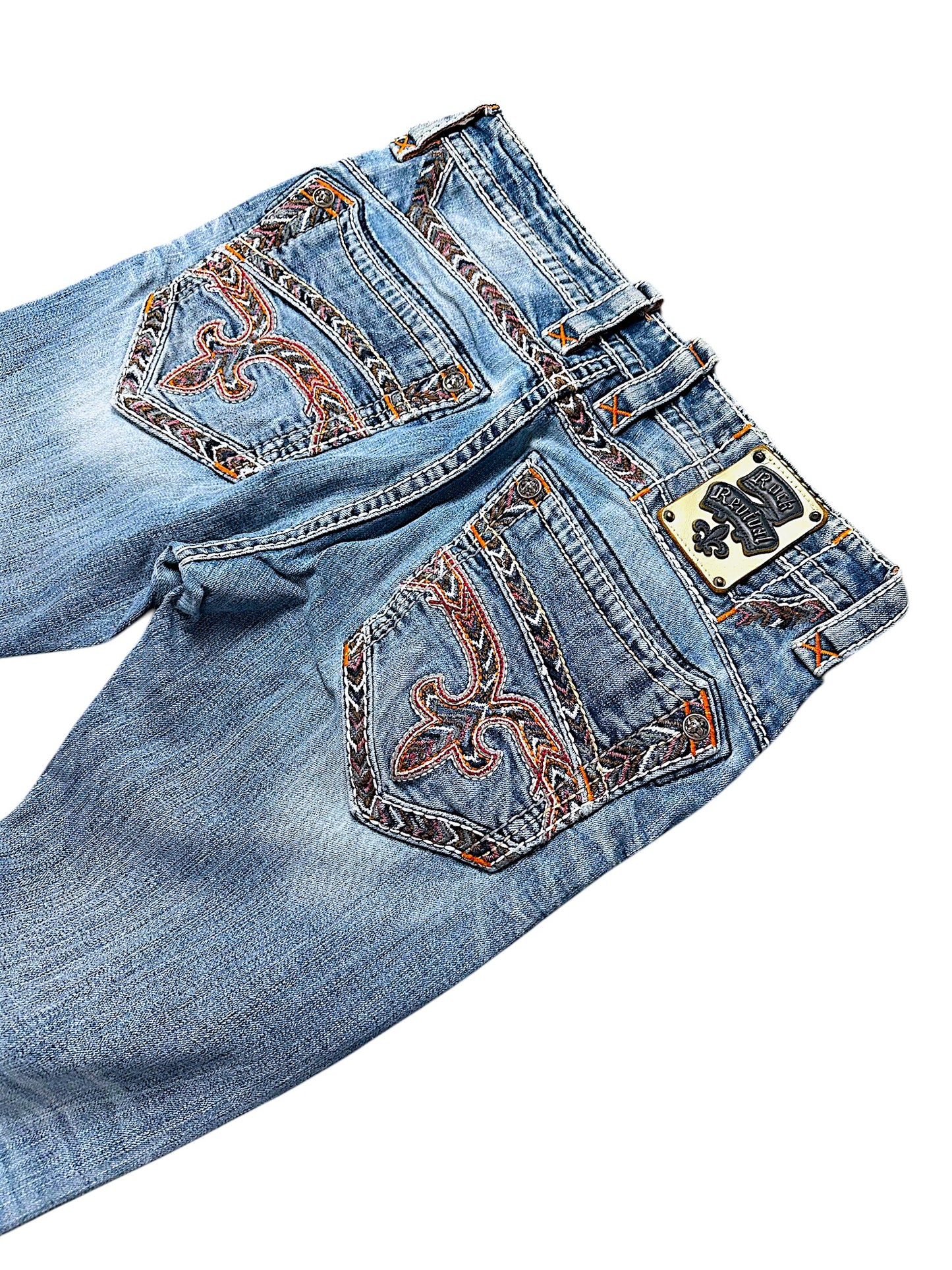 Vintage Rock Revival Y2K Straight Leg Jeans (S)