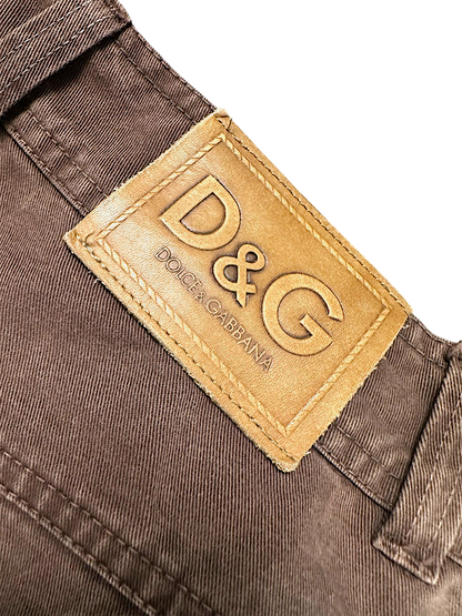 Vintage Dolce & Gabbana Y2K Flared Cargo Damen (L)