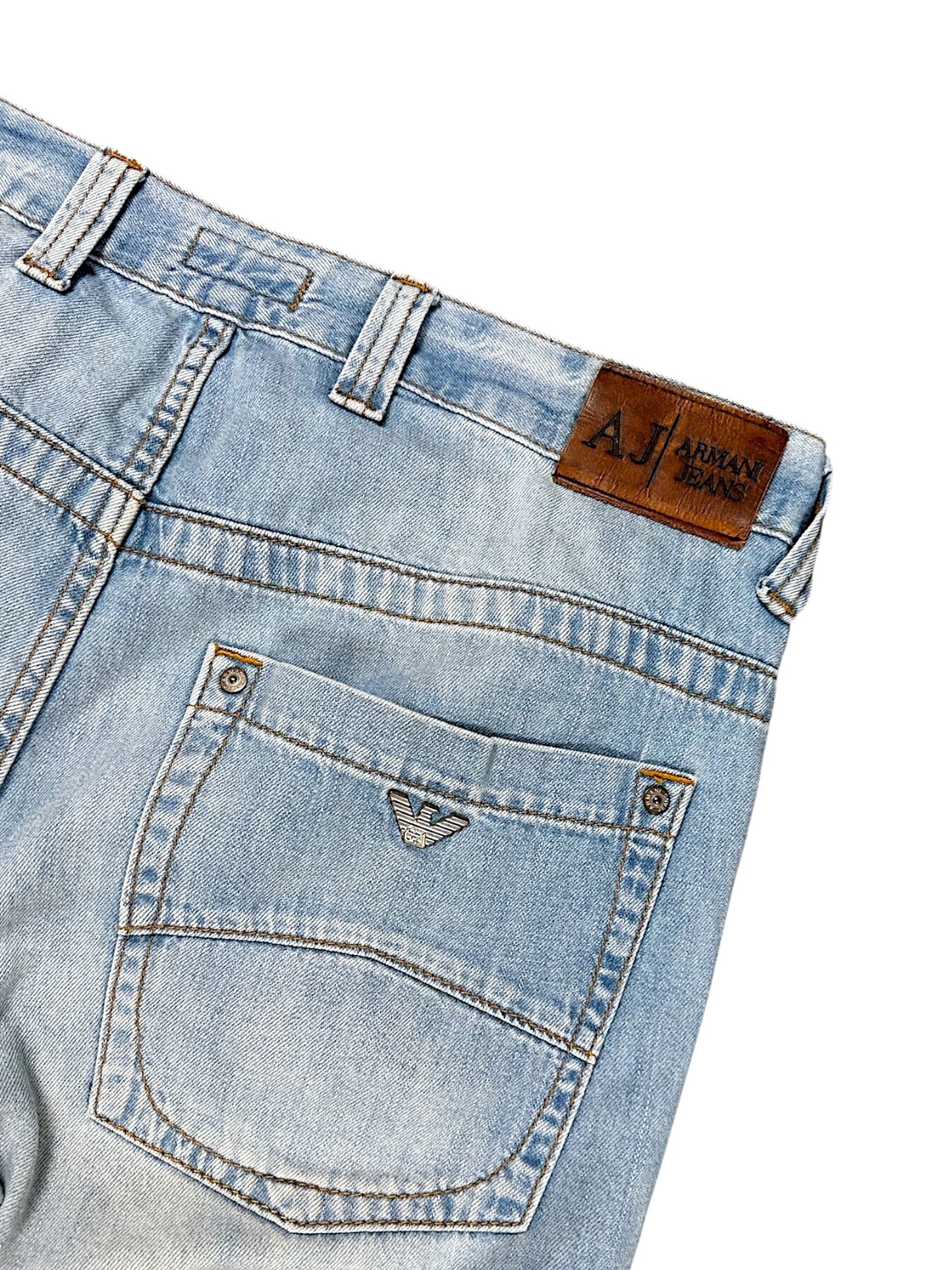 Vintage Armani Straight Leg Jeans (L)