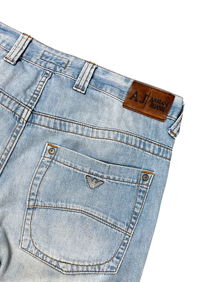Vintage Armani Straight Leg Jeans (L)