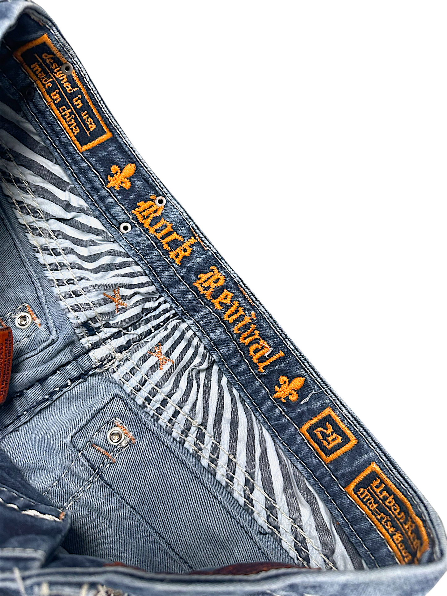 Vintage Rock Revival Mid-Rise Y2K Bootcut / Flared Damenjeans (M)