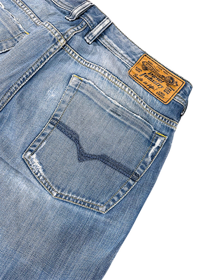 Vintage Diesel Y2K Flared Baggy Jeans (L)