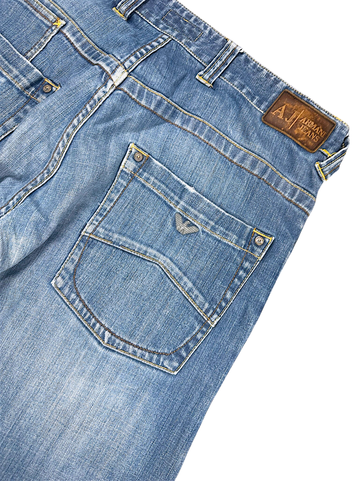 Vintage Armani Y2K Straight Leg Jeans (M)