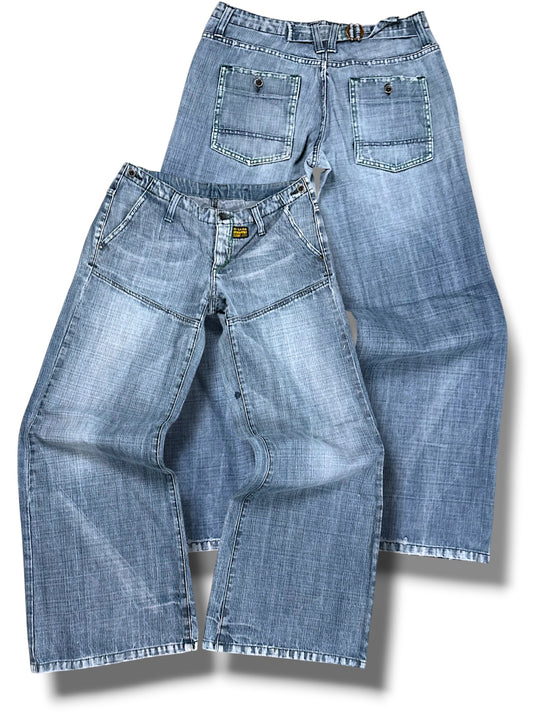 Vintage G-Star Y2K Low Waist Flared Damenjeans (M)
