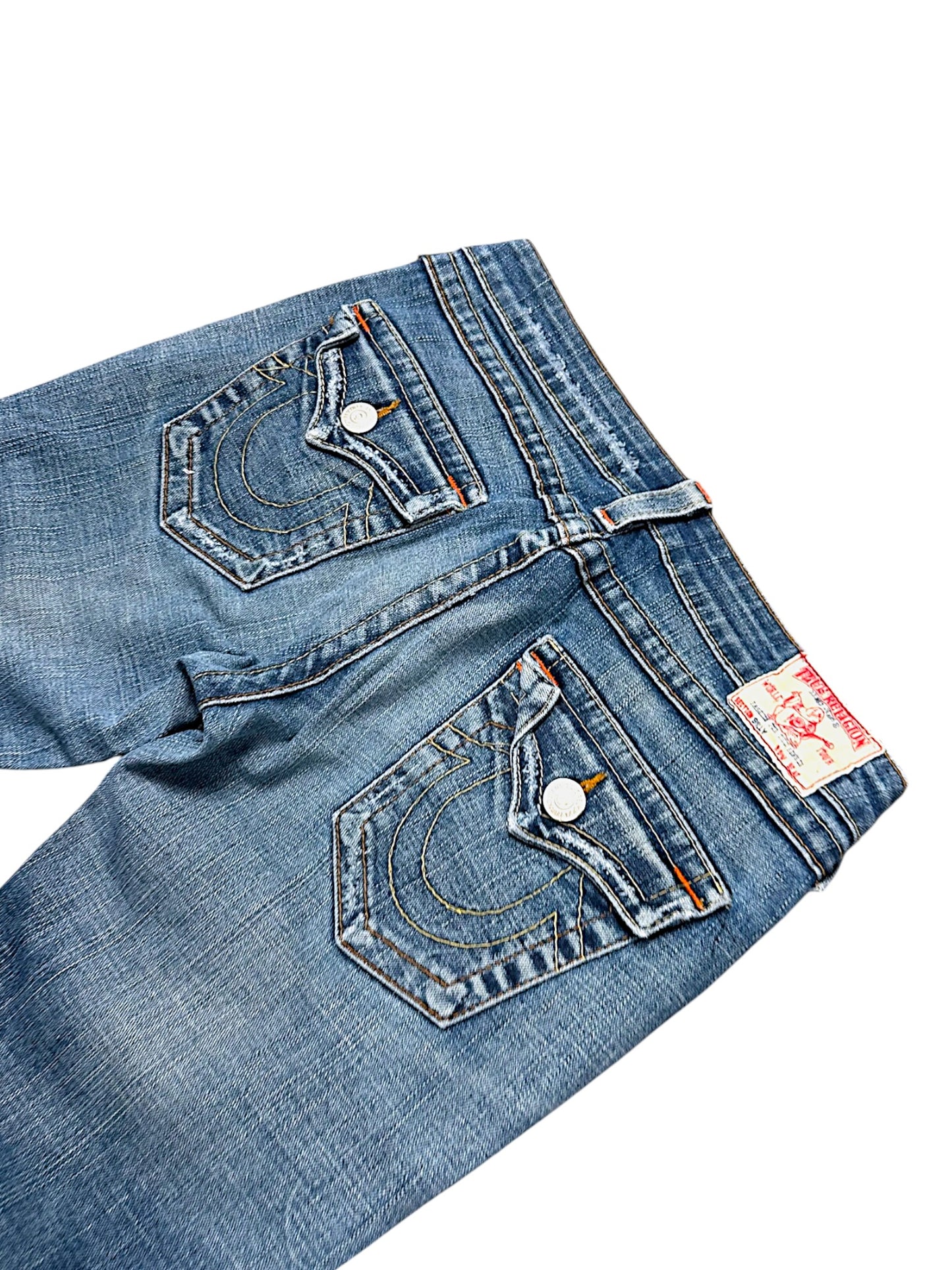Vintage True Religion Y2K Bootcut / Flared Damenjeans (S)
