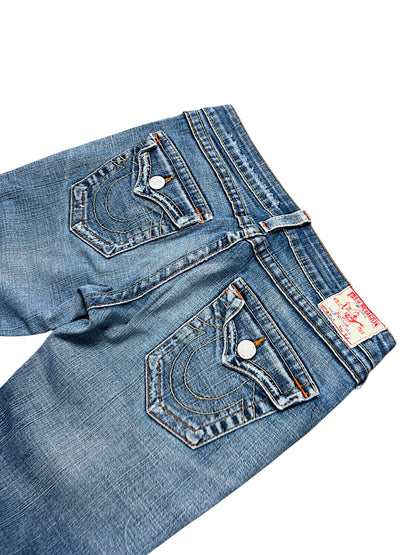 Vintage True Religion Y2K Bootcut / Flared Damenjeans (S)