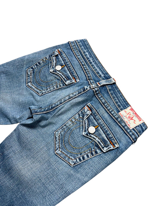 Vintage True Religion Y2K Bootcut / Flared Damenjeans (S)