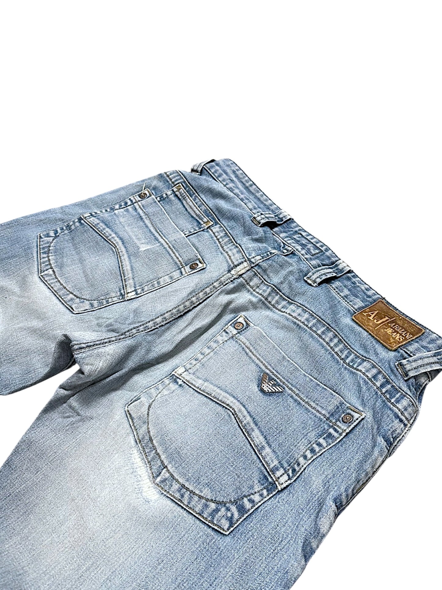 Vintage Armani Straight Leg Jeans (S)