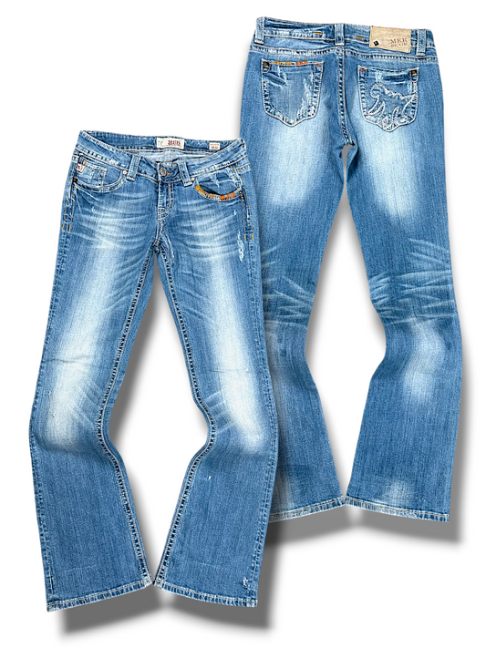 Vintage MERDENIM Y2K Bootcut Damenjeans (L)