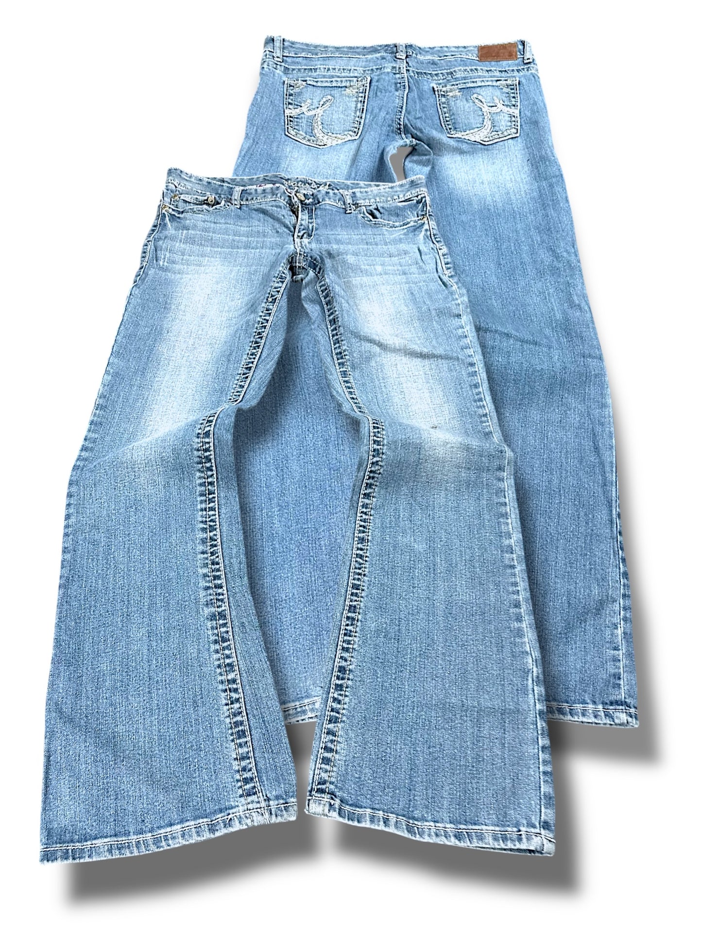 Vintage Y2K Low Waist Bootcut / Flared Damenjeans (XL)