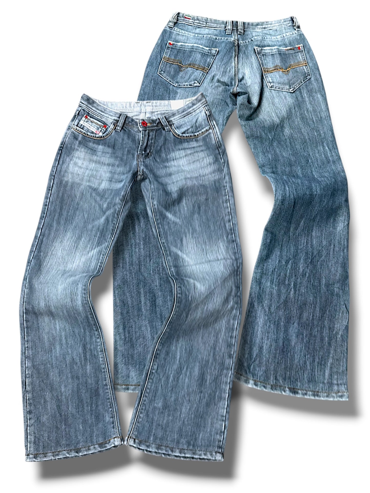 Vintage Diesel Y2K Flared Damenjeans (M)