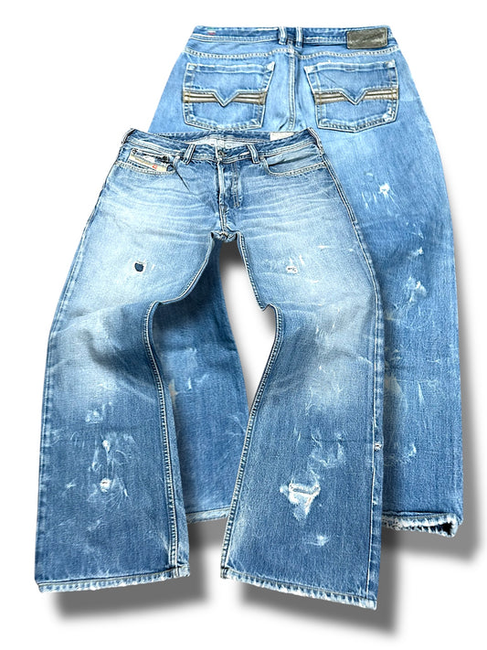 Vintage Diesel Y2K Baggy Jeans (S)