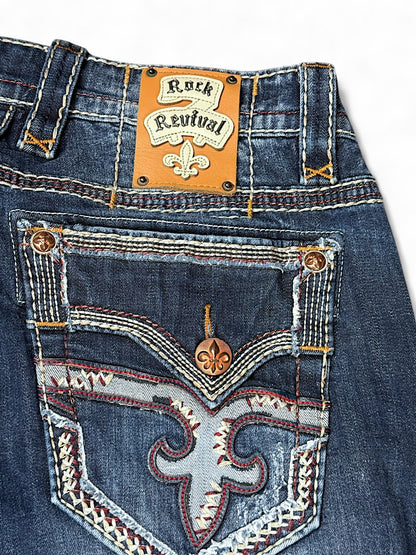Vintage Rock Revival y2k Jeans (L)
