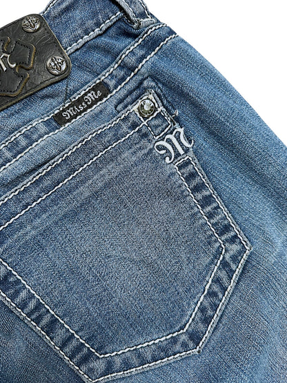 Vintage Miss Me y2k low waist Damenjeans (L)