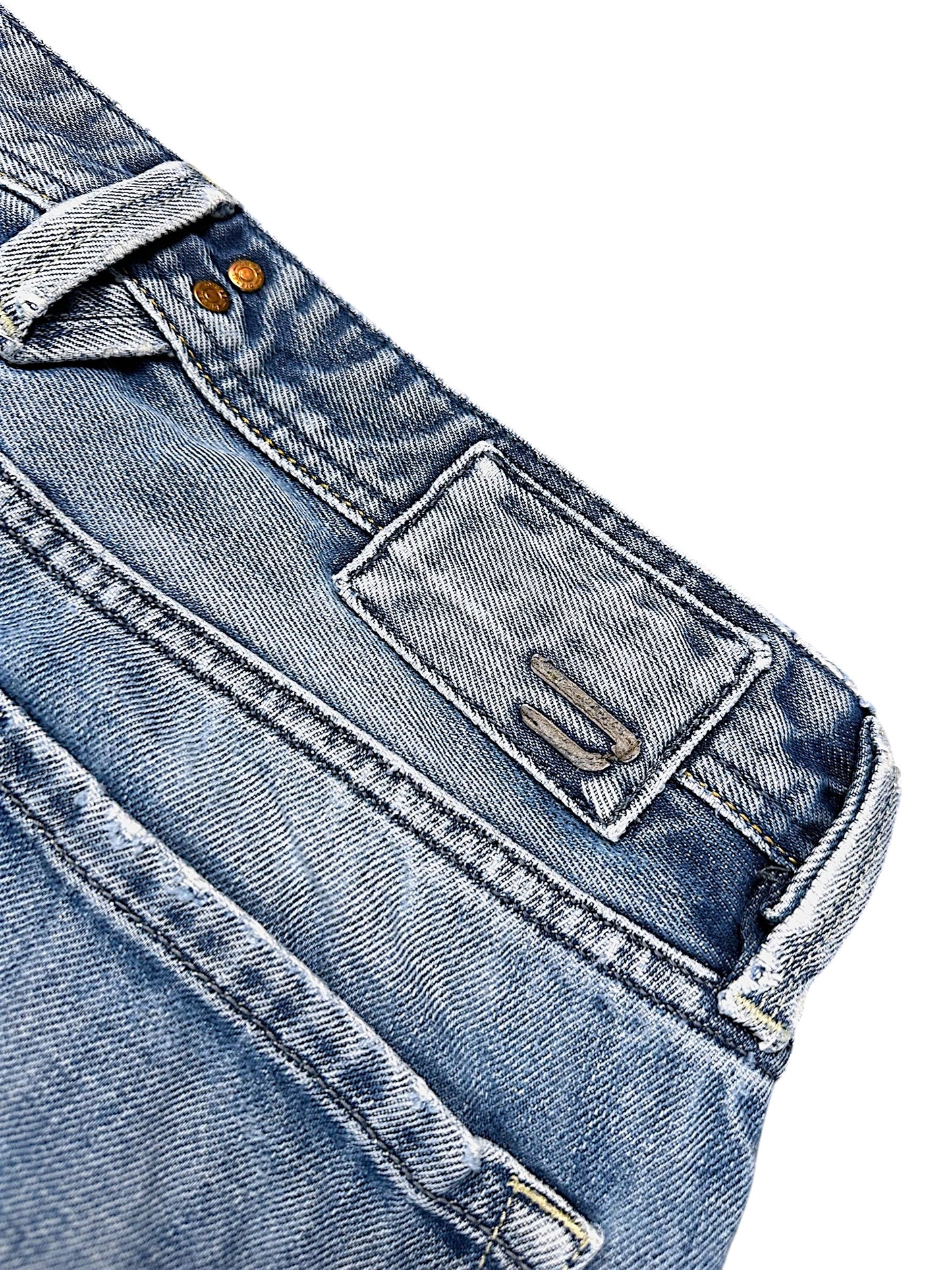 Vintage Diesel Y2K Straight Leg Jeans „Larkee“ (S)
