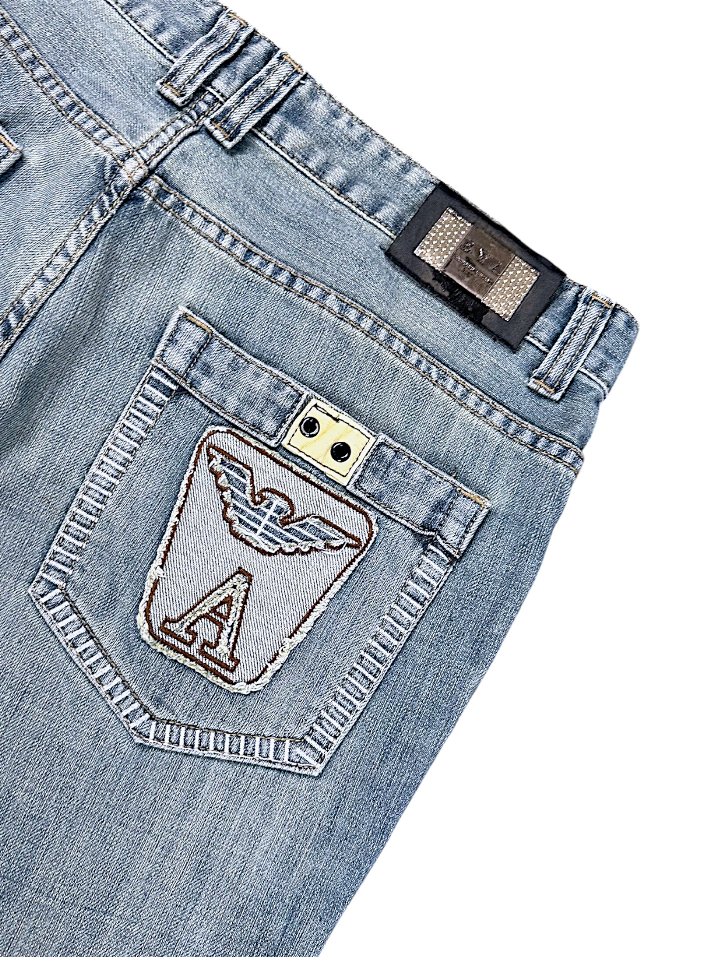Vintage Armani Y2K Baggy Jeans (M)