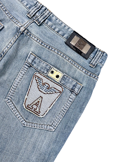 Vintage Armani Y2K Baggy Jeans (M)