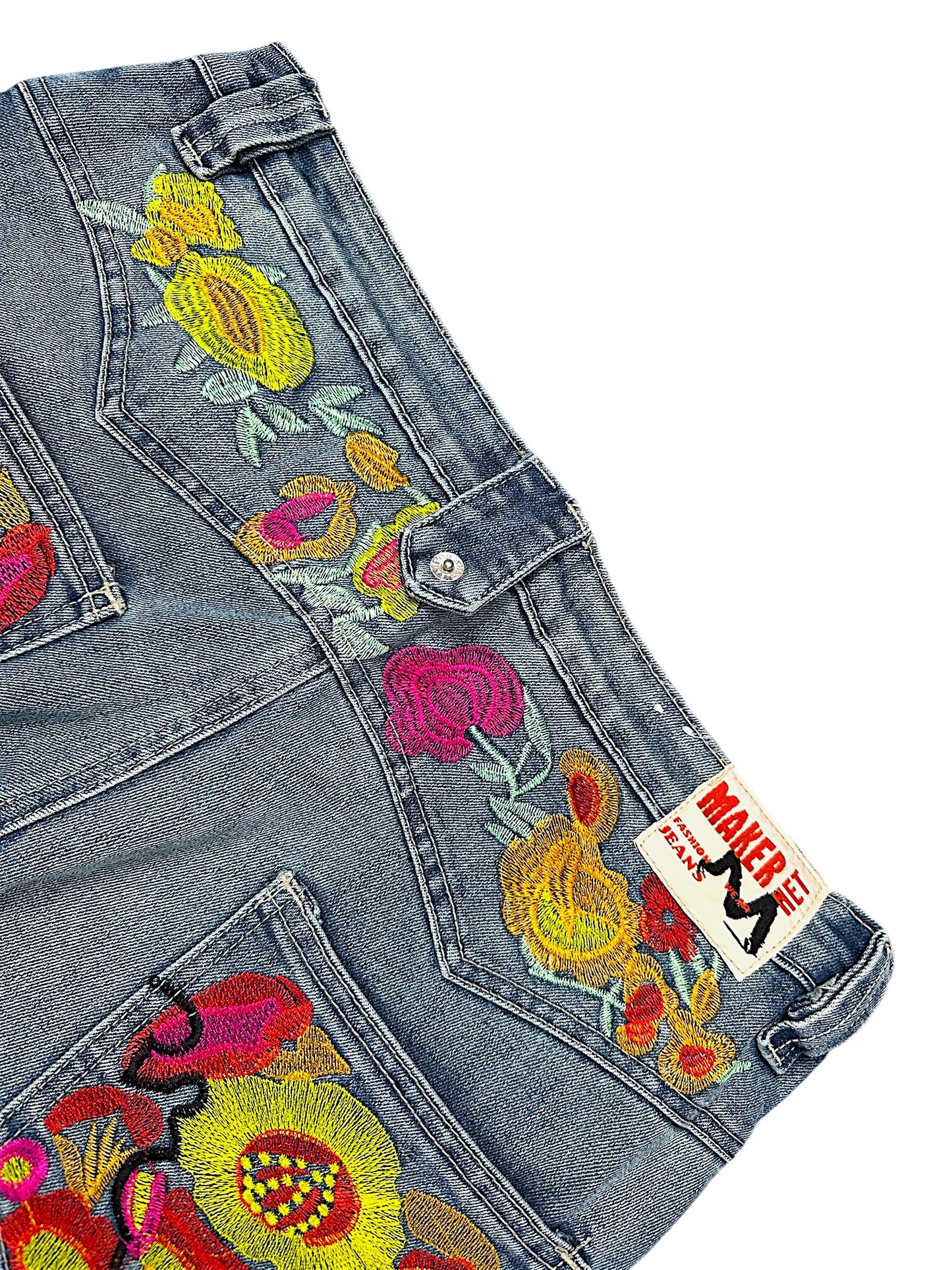 Vintage Japan Style Y2K Flared Damenjeans (M)